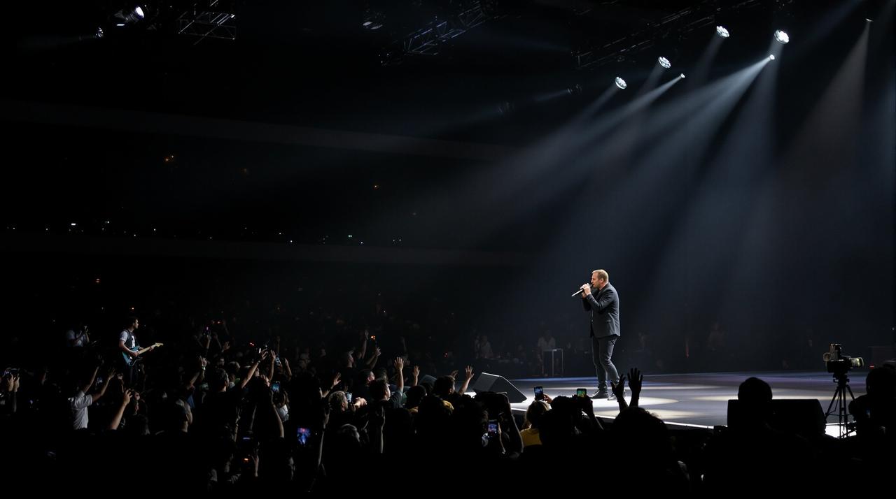 某知名歌手演唱会现场忘词，台下粉丝帮唱救场